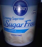 Pillsbury sugar free vanilla frosting