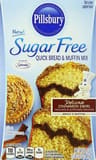 Pillsbury Sugar free cinnamon swirl flavored quick bread and muffin mix