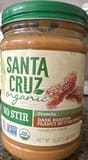 Santa Cruz Organic No Stir - Organic Crunchy Dark Roasted Peanut Butter Spread