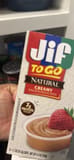 Jif To Go Natural Creamy Peanut Butter
