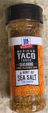 Mccormick Mexican taco truck seasoning