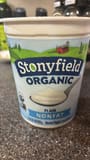 Stonyfield Organic Plain Nonfat Yogurt