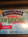 Stonyfield Organic Strawberry Reduced Fat Yogurt Tubes