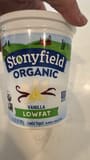Stonyfield Organic Vanilla Lowfat Yogurt
