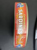 California girl, sardines in spicy tomato sauce