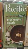 Pacific Organic mushroom broth