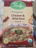Pacific Organic chicken & wild rice soup