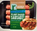 Raised & Rooted Bratwurst Plant Based Sausage