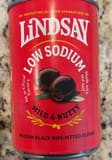 Lindsay California Ripe Pitted Olives Low Sodium Medium