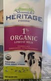 Stremicks Heritage Foods Organic Lowfat Milk