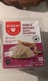 Summ! Pork shiitake gyoza dumplings