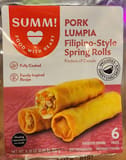 Summ! Pork Lumpia Filipino-Style Spring Rolls