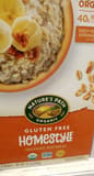 Nature's Path Gluten Free Homestyle Instant Oatmeal imp