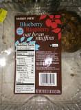 Trader Joe's Blueberry Raspberry oat bran muffins