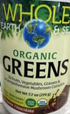 Whole Earth And Sea Organic Greens
