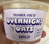 Trader Joe's Overnight Oats Vanilla