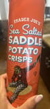 Trader Joe's Sea Salted Saddle Potato Crisps