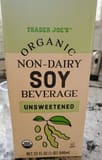 Trader Joe's Organic Non-Dairy Soy Beverage Unsweetened