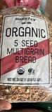 Trader Joe's Organic 5 Seed Multigrain Bread