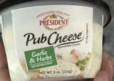 President PubCheese Garlic & Herbs