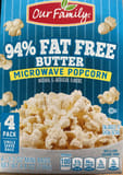 Our Family Butter microwave popping corn, butter