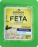 Athenos Fat Free Crumbled Feta Cheese, Traditional
