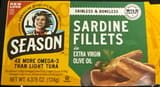 Season Skinless & boneless sardines in extra virgin olive oil