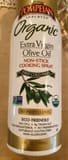Pompeian Organic Extra Virgin Olive Oil Non-Stick Cooking Spray