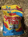 Swedish Fish Mini soft & chewy candy family size bag