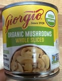 Giorgio Organic sliced mushrooms