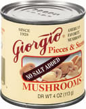 Giorgio Mushrooms pieces & stems