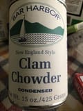 Bar Harbor New england style condensed clam chowder