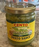 Cento Organic pesto sauce