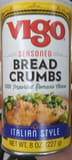 Vigo Seasoned Bread Crumbs Italian Style