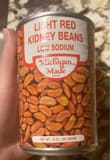 Michigan Made Kidney Beans, Low sodium Light Red