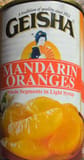 Geisha Mandarin Oranges, Whole Segments in Light Syrup