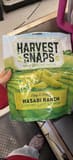 Calbee Harvest Snaps Wasabi Ranch Baked Green Pea Snacks