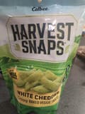 Harvest Snaps WHITE CHEDDAR Crispy Baked Veggie Snacks