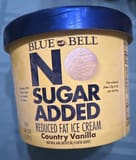Blue Bell Reduced Fat Ice Cream Country Vanilla