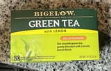 Bigelow Green Tea with Lemon