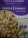 Purple Carrot Spinach Artichoke Cavatappi Bowl