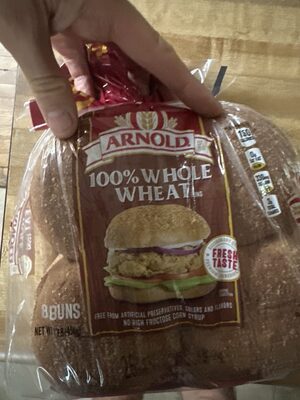 Arnold 100% Whole Wheat Buns