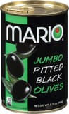 Mario Jumbo Pitted Black Olives