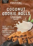 Festival Coconut Cookie Rolls Chocolate