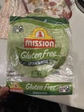 Mission Gluten Free Spinach Herb Tortilla Wrap