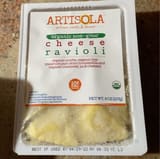 Artisola organic cheese ravioli