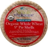 Wholly Wholesome Organic 9” 2pk Whole Wheat Pie Shells