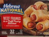Hebrew National BEEF FRANKS in a Puff Pastry Blanket