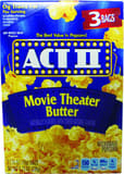 Act II Movie Theater Butter Microwave Popcorn