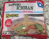 Sapporo Ichiban Chow mein with dried seaweed laver